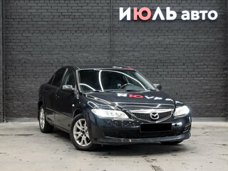 2007 Mazda 6 I (GG) Рестайлинг, чёрный, 420000 рублей, вид 3