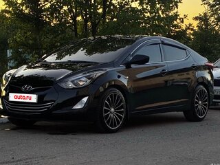 2014 Hyundai Elantra V (MD) Рестайлинг, чёрный, 1450000 рублей, вид 1