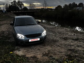 2009 Lada (ВАЗ) Priora I, серый, 190000 рублей, вид 1