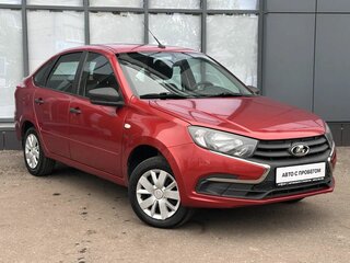 2019 Lada (ВАЗ) Granta I Рестайлинг, красный, 555000 рублей, вид 2