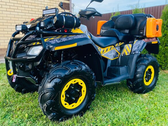 2012 BRP Can-Am Outlander 800, жёлтый, 850000 рублей