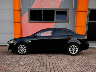 2012 Mitsubishi Lancer X Рестайлинг, чёрный, 875000 рублей, вид 4
