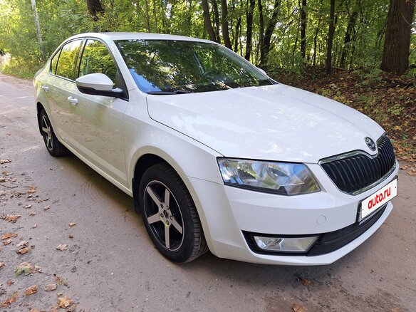 2014 Skoda Octavia III (A7), белый - вид 16
