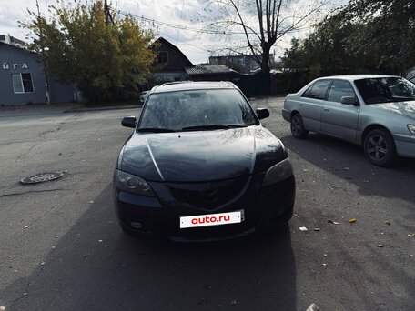 2006 Mazda 3 I (BK) Рестайлинг, чёрный, 400000 рублей, вид 4