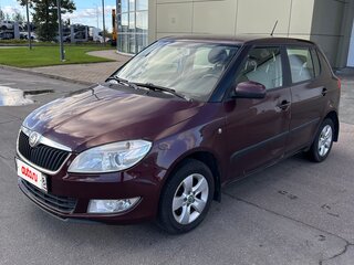 2012 Skoda Fabia II Рестайлинг, пурпурный, 399000 рублей, вид 2