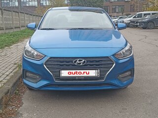 2018 Hyundai Solaris II, синий, 1700000 рублей, вид 2