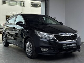 2016 Kia Rio III Рестайлинг, чёрный, 1329000 рублей, вид 3