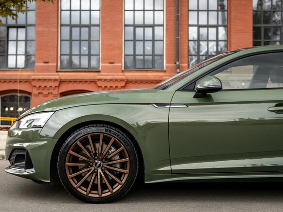 2021 Audi A5 Sportback 45 TFSI II (F5) Рестайлинг, зелёный, 4300000 рублей - вид 17
