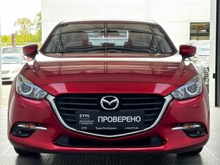 2017 Mazda 3 III (BM) Рестайлинг, красный, 1490000 рублей, вид 2