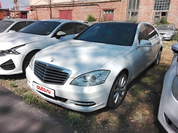 2010 Mercedes-Benz S-Класс 350 V (W221) Рестайлинг, белый, 1176000 рублей - вид 1