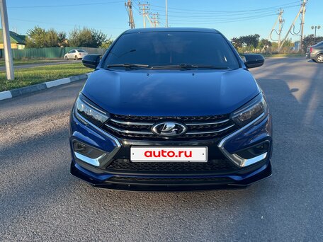 2025 Lada (ВАЗ) Vesta I Рестайлинг (NG), синий, 1550000 рублей, вид 2