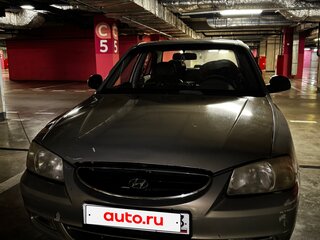 2008 Hyundai Accent ТагАЗ II, бежевый, 350000 рублей, вид 2
