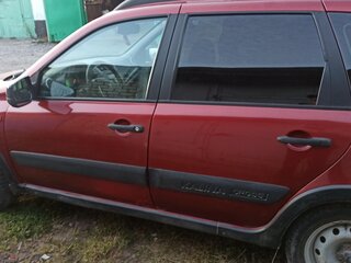 2015 Lada (ВАЗ) Kalina Cross II, красный, 370000 рублей, вид 4