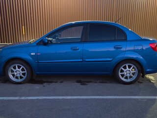 2009 Kia Rio II Рестайлинг, синий, 900000 рублей, вид 3