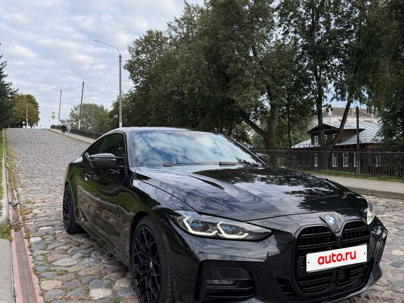 2020 BMW 4 серии 420i G22, G23, G26, чёрный - вид 1