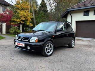 2001 Nissan Micra II (K11), чёрный, 280000 рублей, вид 2