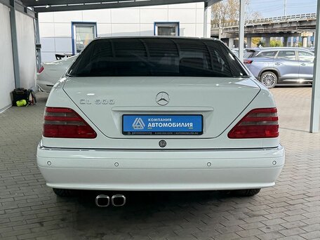 1997 Mercedes-Benz CL-Класс 500 I (C140), белый, 6900000 рублей, вид 4