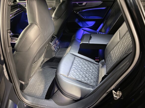 2018 Audi A6 55 TFSI V (C8), синий, 2835000 рублей - вид 24
