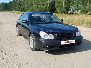 2006 Hyundai Sonata ТагАЗ IV (EF) Рестайлинг, чёрный, 350000 рублей, вид 2