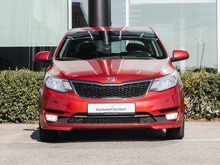 2016 Kia Rio III Рестайлинг, красный, 1110000 рублей, вид 3