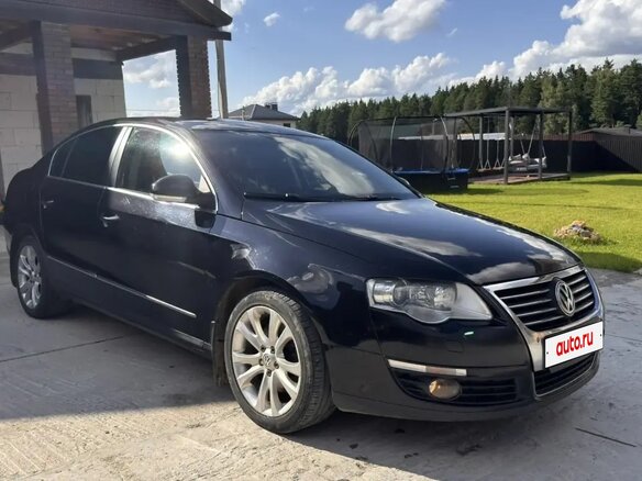 2010 Volkswagen Passat B6, чёрный, 800000 рублей - вид 2