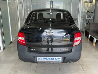 2013 Lada (ВАЗ) Granta I, чёрный, 410000 рублей, вид 3