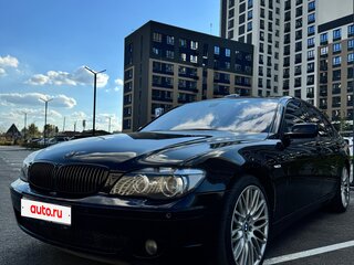 2005 BMW 7 серии 750i IV (E65/E66) Рестайлинг, чёрный, 1150000 рублей, вид 1