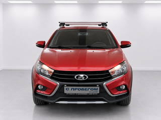 2018 Lada (ВАЗ) Vesta SW Cross I, красный, 1140000 рублей, вид 2
