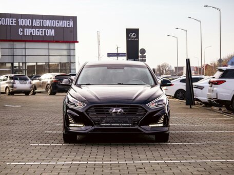 2019 Hyundai Sonata VII (LF) Рестайлинг, чёрный, 1565000 рублей, вид 2