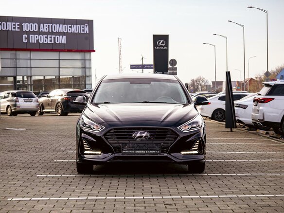 2019 Hyundai Sonata VII (LF) Рестайлинг, чёрный, 1545000 рублей - вид 1
