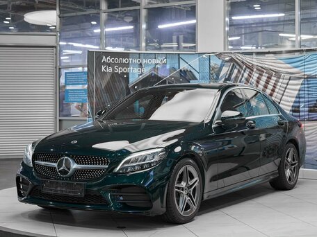 2019 Mercedes-Benz C-Класс 180 IV (W205) Рестайлинг, зелёный, 2745000 рублей, вид 1
