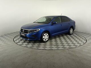 2021 Volkswagen Polo VI, синий, 1610000 рублей, вид 1