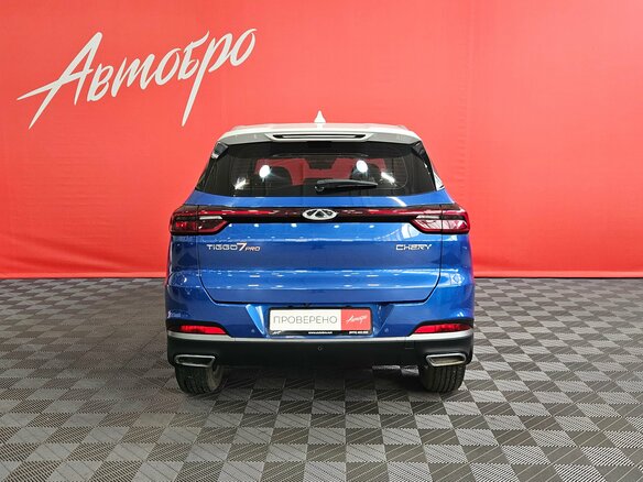 2020 Chery Tiggo 7 Pro I, синий, 1375000 рублей - вид 4