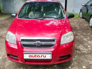 2011 Chevrolet Aveo I Рестайлинг, красный, 370000 рублей, вид 1