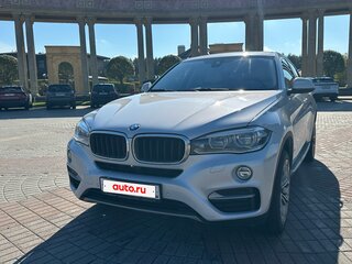 2015 BMW X6 30d II (F16), серебристый, 4000000 рублей, вид 4