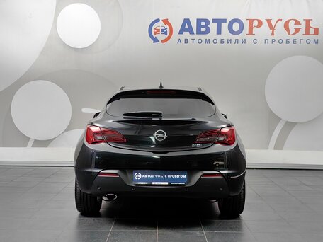 2012 Opel Astra GTC J Рестайлинг, чёрный, 675000 рублей, вид 4