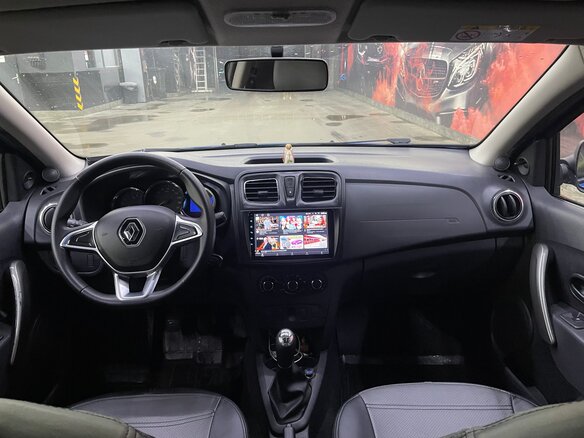 2018 Renault Logan II Рестайлинг, синий, 580000 рублей - вид 16