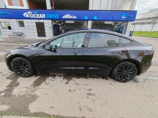 2021 Tesla Model 3 Long Range I, чёрный, 3600000 рублей, вид 4
