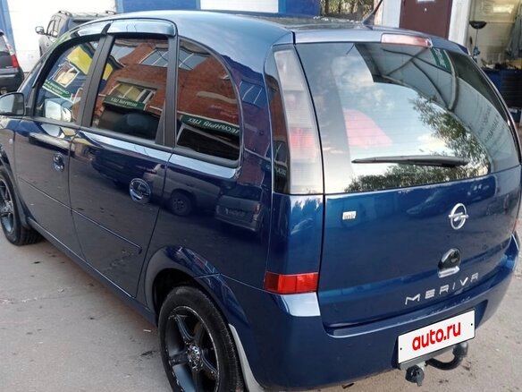 2007 Opel Meriva A Рестайлинг, синий, 460000 рублей - вид 6