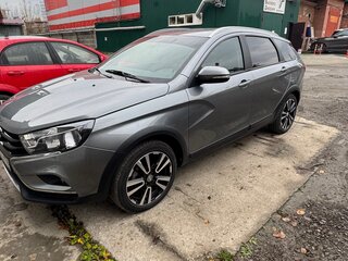 2019 Lada (ВАЗ) Vesta SW Cross I, серый, 1150000 рублей, вид 4