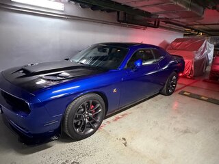 2020 Dodge Challenger SRT III Рестайлинг 2, синий, 7000000 рублей, вид 3