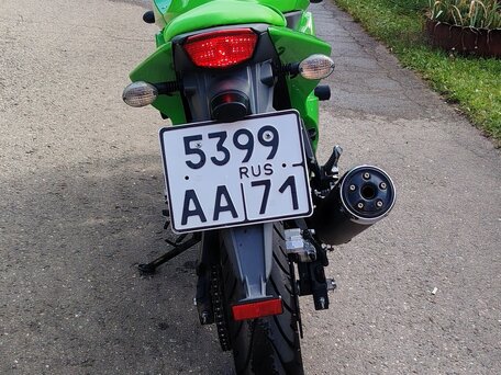 2011 Kawasaki Ninja 250R, зелёный, 220000 рублей, вид 5