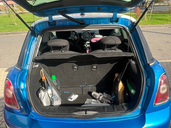 2008 Mini Hatch Cooper S II (R56), синий - вид 19
