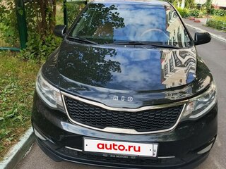 2017 Kia Rio III Рестайлинг, чёрный, 920000 рублей, вид 1