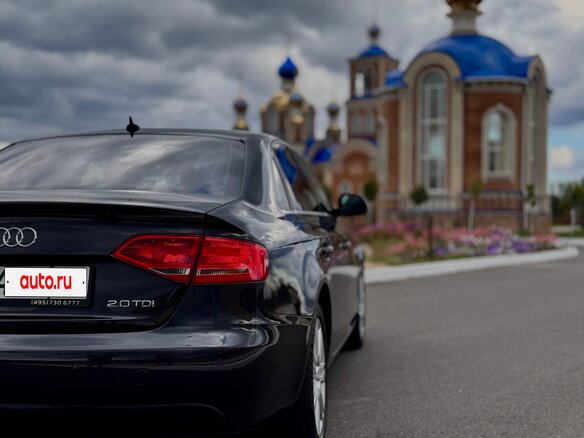 2008 Audi A4 IV (B8), чёрный - вид 6