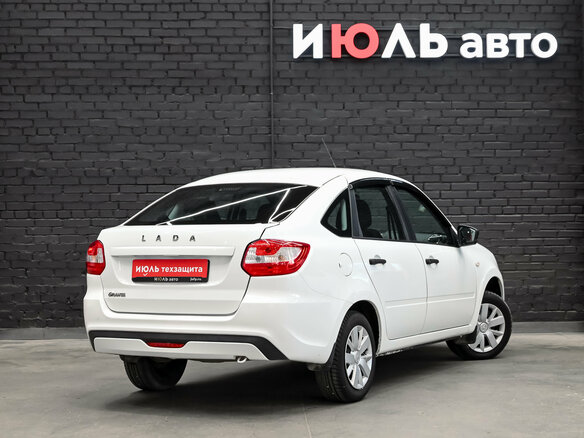 2019 Lada (ВАЗ) Granta I Рестайлинг, белый, 610000 рублей - вид 4