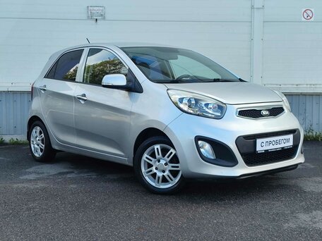 2012 Kia Picanto II, серебристый, 845000 рублей, вид 3