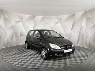 2009 Hyundai Getz I Рестайлинг, чёрный, 485150 рублей, вид 3