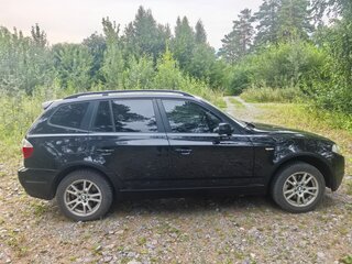 2008 BMW X3 25i I (E83) Рестайлинг, чёрный, 1080000 рублей, вид 4