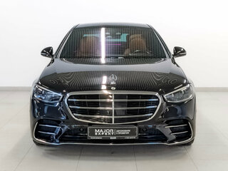 2022 Mercedes-Benz S-Класс 450 Long 4MATIC VII (W223), чёрный, 9690000 рублей, вид 2